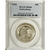 1936 50C Gettysburg MS66 PCGS. Subtle blue and lavende 