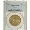 1935 50C Hudson MS65 PCGS. Predominantly golden-orange 