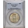 Image 1 : 1937-D 50C Oregon MS67 PCGS. A solidly struck and lust 