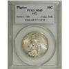 Image 1 : 1921 50C Pilgrim MS65 PCGS. A hint of smoke-gray and a 