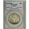 Image 1 : 1935-S 50C San Diego MS67 PCGS. There is an arc of dee 