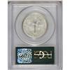 Image 2 : 1935 50C Spanish Trail MS64 PCGS. Delicate powder-blue 