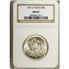 Image 1 : 1937-D 50C Texas MS67 NGC. The highly lustrous silver- 