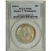 Image 1 : 1946-S 50C Booker T. Washington MS66 PCGS. Highly lust 