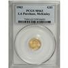 1903 G$1 Louisiana Purchase/McKinley MS63 PCGS. The ob 