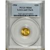 Image 3 : 1904 G$1 Lewis and Clark MS66 PCGS. Although the 1904 