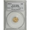 Image 3 : 1915-S G$1 Panama-Pacific Gold Dollar MS66 PCGS. Peach 
