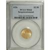 Image 1 : 1926 $2 1/2 Sesquicentennial MS64 PCGS. An attractive 