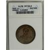 Image 1 : 1847 1C Hawaii Cent--Cleaned--ANACS. AU58 Details. 2-C 