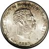 Image 1 : 1883 25C Hawaii Quarter MS66 NGC. Pearl-gray and walnu 