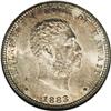 Image 1 : 1883 25C Hawaii Quarter MS66 NGC. Dappled golden-brown 