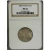 Image 3 : 1883 25C Hawaii Quarter MS66 NGC. Dappled golden-brown 