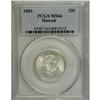 Image 3 : 1883 25C Hawaii Quarter MS66 PCGS. Fully struck with b 