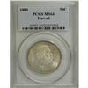 Image 3 : 1883 50C Hawaii Half Dollar MS64 PCGS. Though the half 