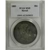 Image 1 : 1883 S$1 Hawaii Dollar XF45 PCGS. Gold-tinged violet t 