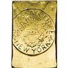 1967 New York Assay Office Gold Ingot Uncertified. 