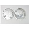 Image 2 : 5 x 1 Oz .999 Fine Silver Buffalo/Liberty Rounds