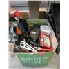 Image 1 : Box of Assorted Tools, Hardware & More