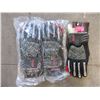 Image 1 : 4 New Pairs of BDG Cut Defense XL Gloves