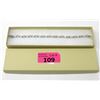 Image 2 : 6.84 CTW White Topaz & Diamond Tennis Bracelet