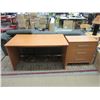 Image 1 : Desk and Small 3 Drawer Dresser