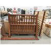 Image 1 : Queen Size Wood Bed Frame with Slats