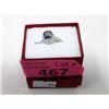 Image 2 : New Sterling Silver Mystic Topaz & Diamond Ring
