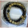 Image 2 : 12 New Sets of 2 Gemstone Stretch Bracelets