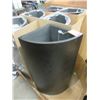 Image 1 : New 34" Tall Black Ficonstone Planter