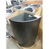 Image 1 : New 34" Tall Black Ficonstone Planter