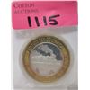 Image 1 : .999 Silver Comstock Casino $10 Token