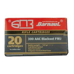 BARNAUL 300BLK 145GR FMJ - 20 Rds