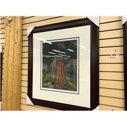 EMILY CARR LE "RED CEDAR 1931" 306/950 FRAMED PRINT