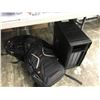 Image 2 : LARGE LOT OF MISC. CABLES, COMPUTER CHASSIS AND 3 TARGUS BACK PACKS