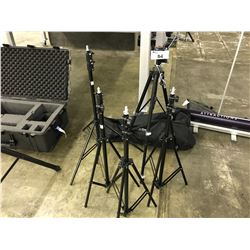 LOT OF 5 TELESCOPIC CAMERA STANDS