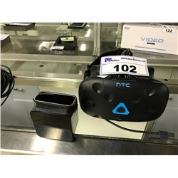 HTC VIVE VR HEADSET WITH RECEIVER AND LEAP MOTION CONTROLLER