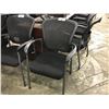 Image 2 : BLACK MESH BACK STACKING CLIENT CHAIR