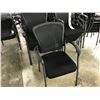 Image 2 : BLACK MESH BACK STACKING CLIENT CHAIR