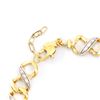 Image 2 : Plated 18KT Yellow Gold Diamond Bracelet