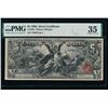 Image 1 : 1896 $5 Educational Silver Certificate PMG 35
