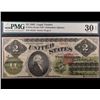 Image 1 : 1862 $2 Legal Tender Note PMG 30EPQ