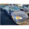 Image 2 : 2003 HONDA CIVIC BLUE 4 DOOR SEDAN VIN#2HGES16683H906173