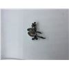 Image 1 : SILVER BROOCH WITH BIRDS