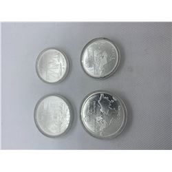 4 1976 MONTREAL OLYMPIC COINS