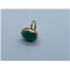 Image 1 : 10K LADIES RING WITH TURQUOISE STONE