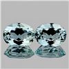 Image 1 : Natural Light Blue Aquamarine Pair{Flawless-VVS}