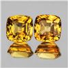 Image 1 : Natural Imperial Golden Yellow Zircon Pair - IF-VVS