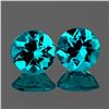 Image 1 : Natural Rare Brazil Blue Apatite Pair 6.50 MM - VVS