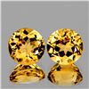 Image 1 : Natural Brilliant Golden Yellow Citrine Pair - Flawless