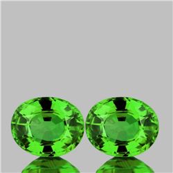 Natural AAA Tsavorite Garnet Pair{Flawless-VVS}